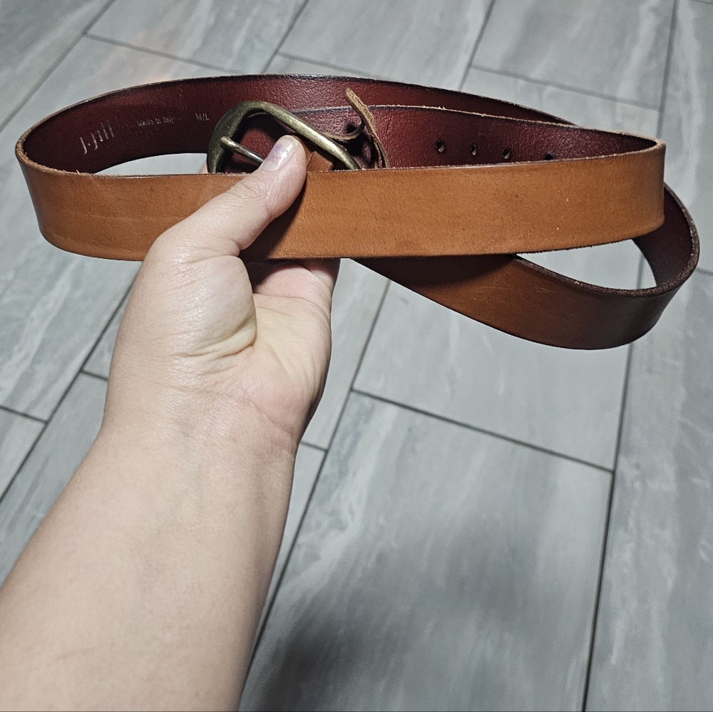J. Jill Brown Leather Belt